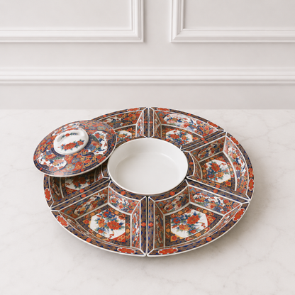 Plateau tournant _ Motifs PAON - TAOUS Marocain