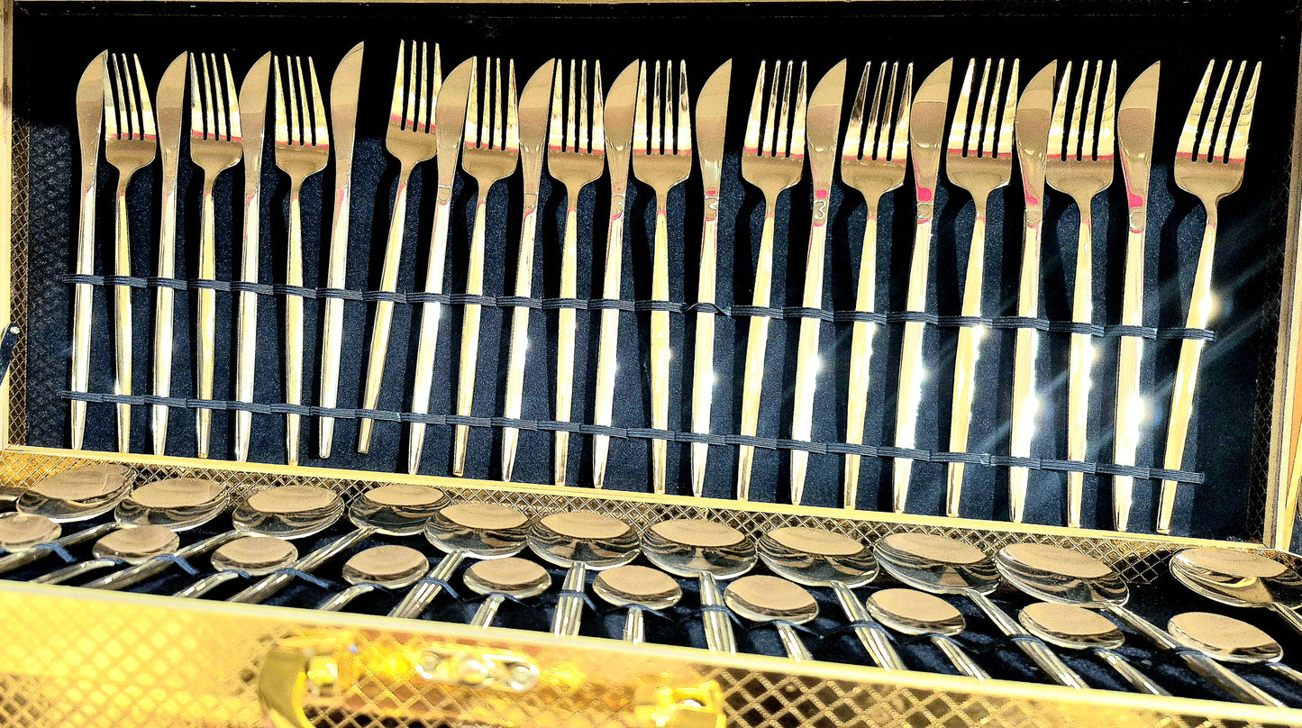 طقم أدوات مائدة مكون من 48 قطعة