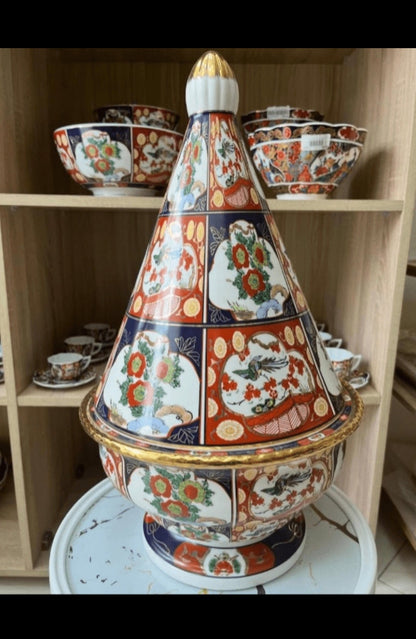 Grand Tayfour Taous Marocain – Motif Floral