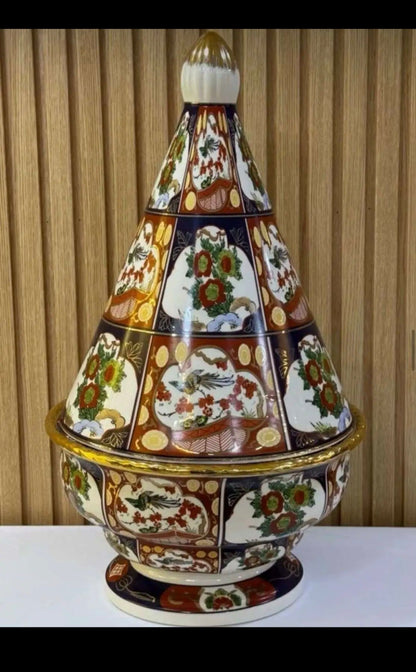 Grand Tayfour Taous Marocain – Motif Floral