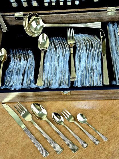 طقم أدوات مائدة مكون من 75 قطعة