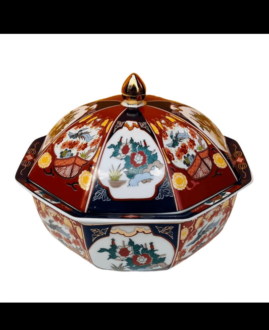 Bonbonnière TAOUS avec Couvercle bombé – Motif Floral _ Par Unité