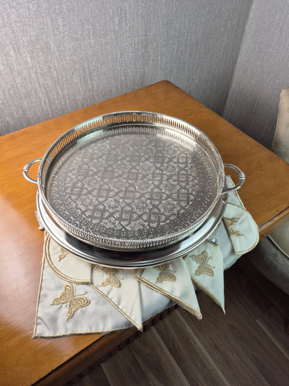 Plateau en Cuivre revêtu en Inox