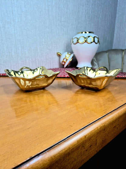 Saladiers Dorés – Décoration & Service Chic | Maroc _ Par Unité