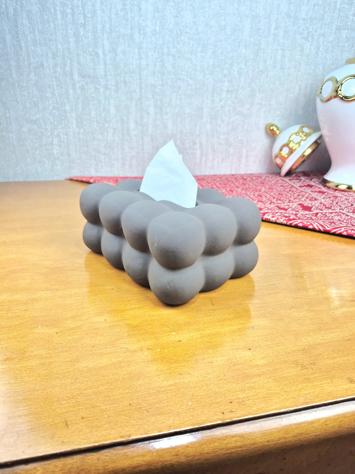 علبة مناديل من البورسلين – أدوات مائدة مغربية